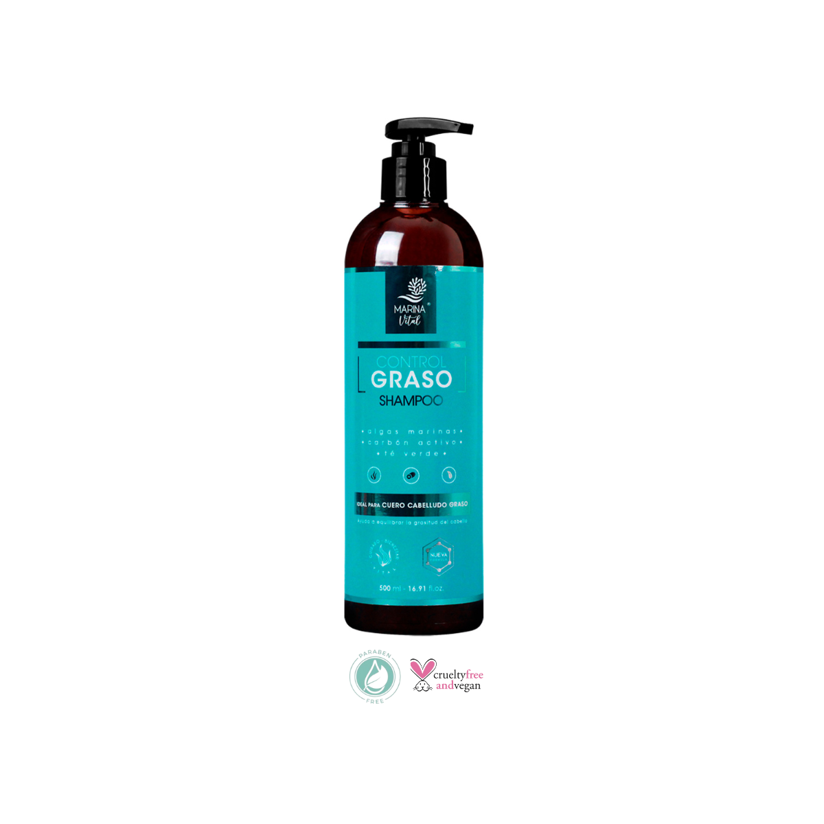 Shampoo Control Graso Marina Vital 500 Ml