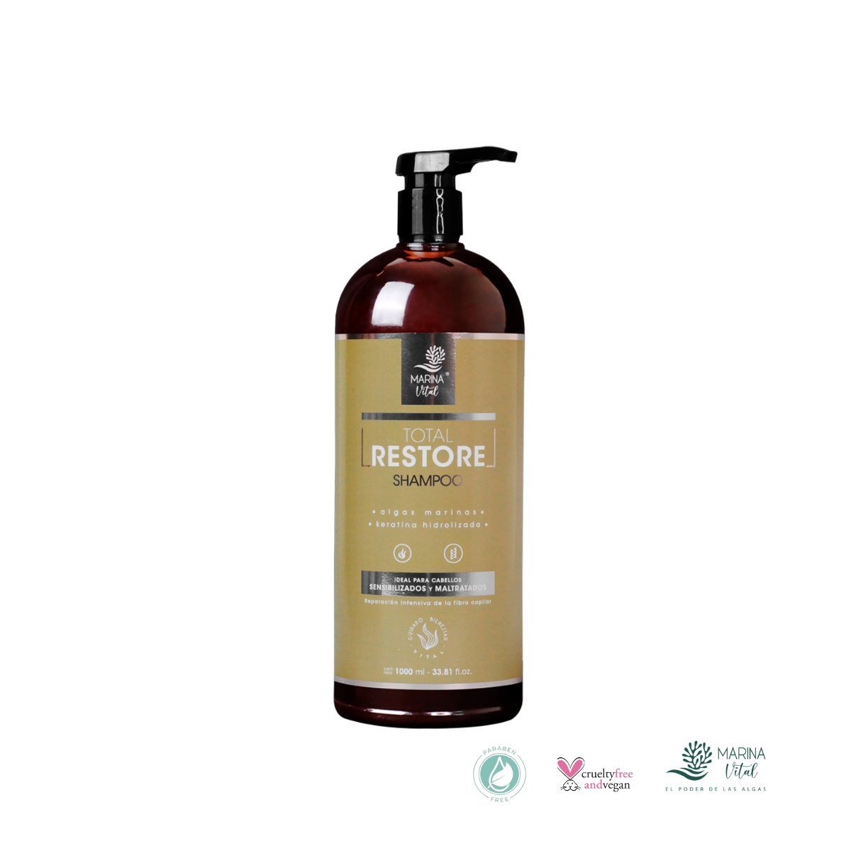 Shampoo Restaurador Marina Vital 1000 ml