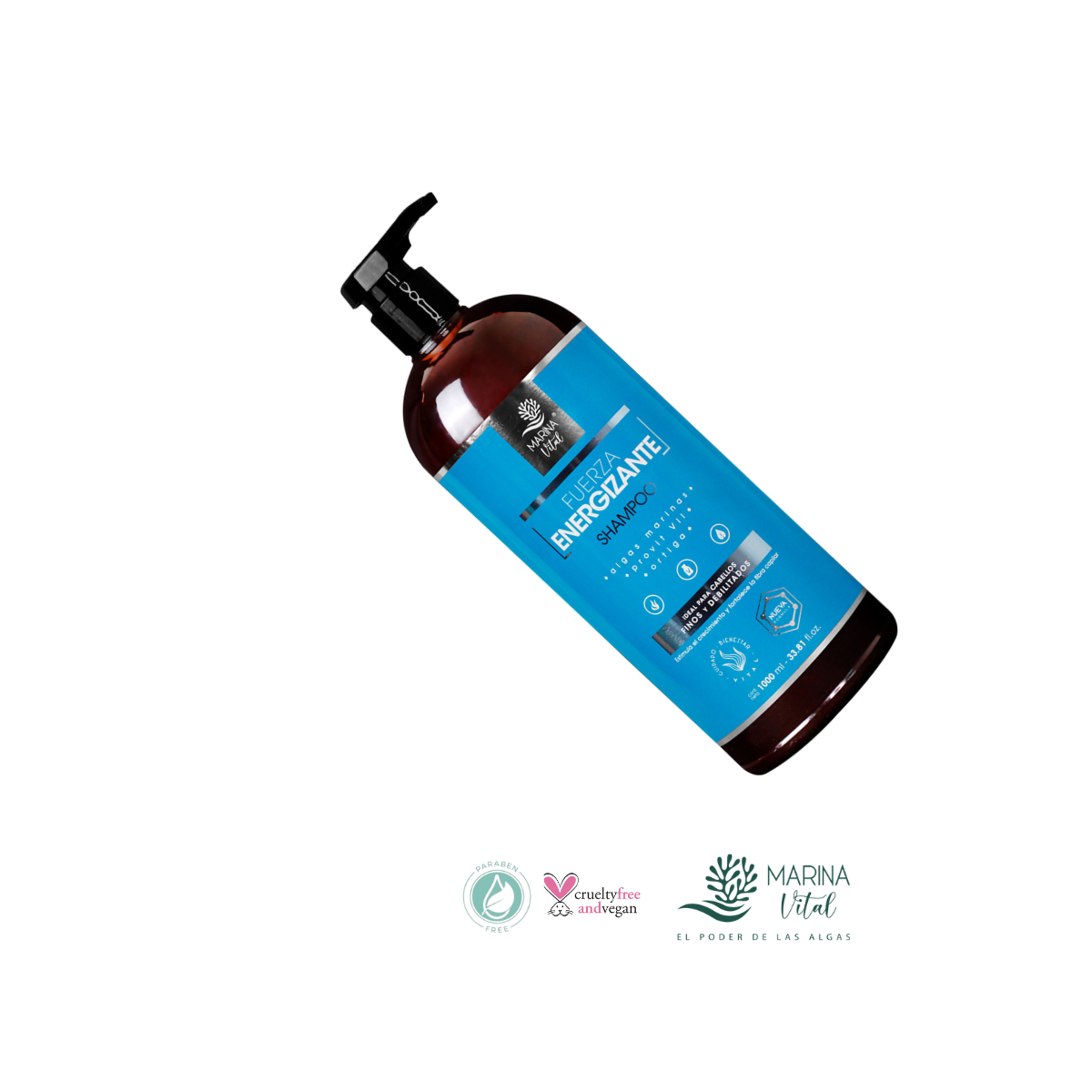 Shampoo Energizante Marina Vital 1000 ml