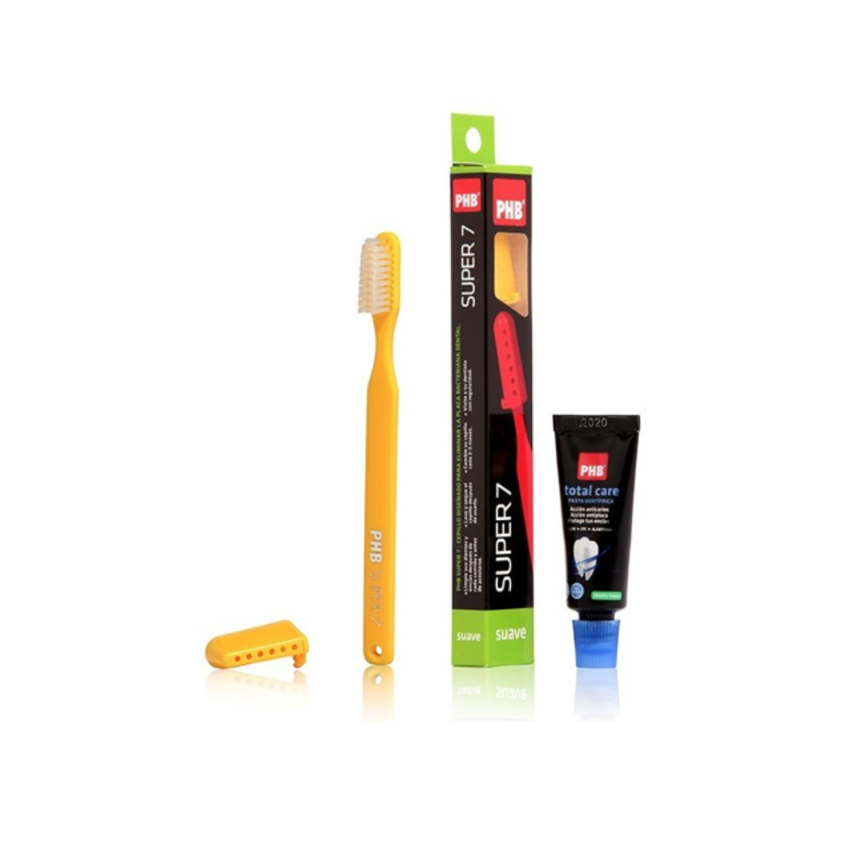 Cepillo Dental Super 7 Suave PHB + pasta 15 ml
