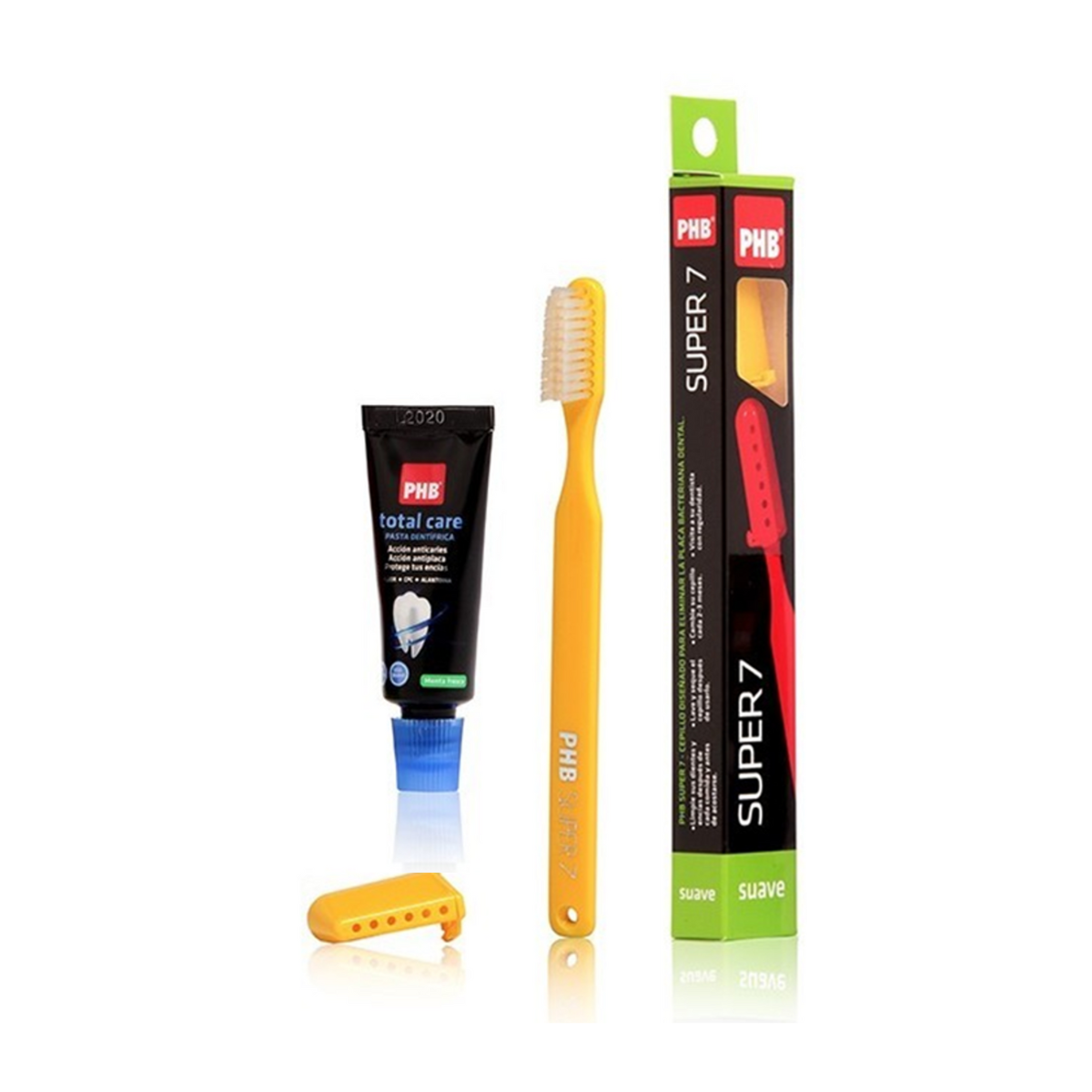 Cepillo Dental Super 7 Suave PHB + pasta 15 ml