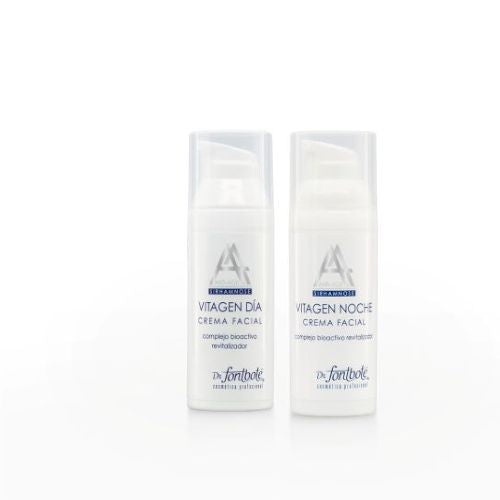 Crema Facial Dia Noche Vitagen kit 50 g c/u Dr Fontbote