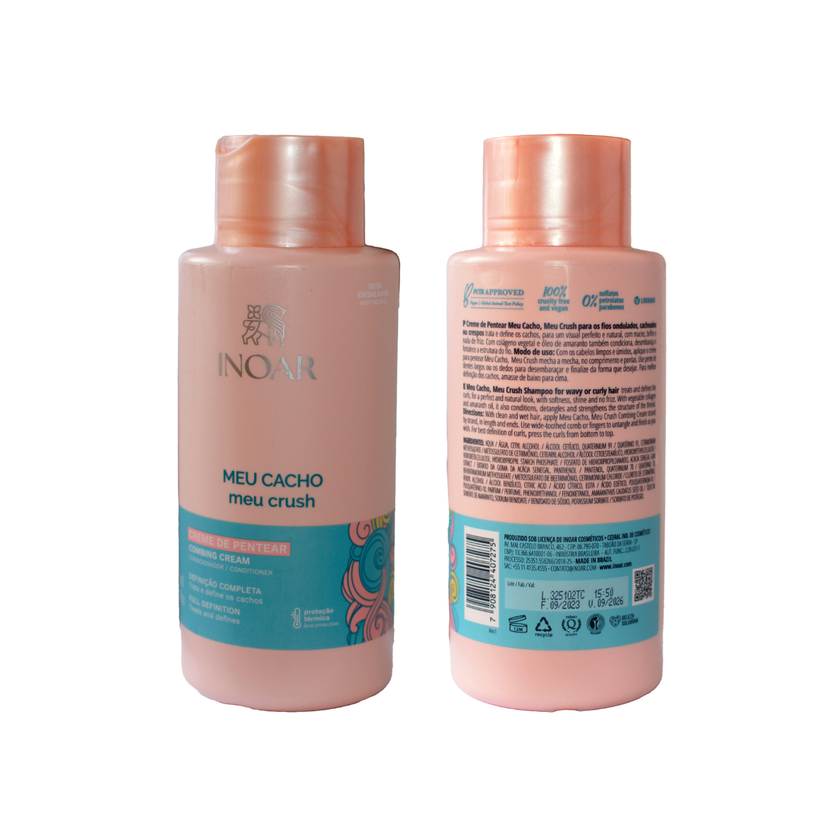 Crema de peinar Meu Cacho 500 ml