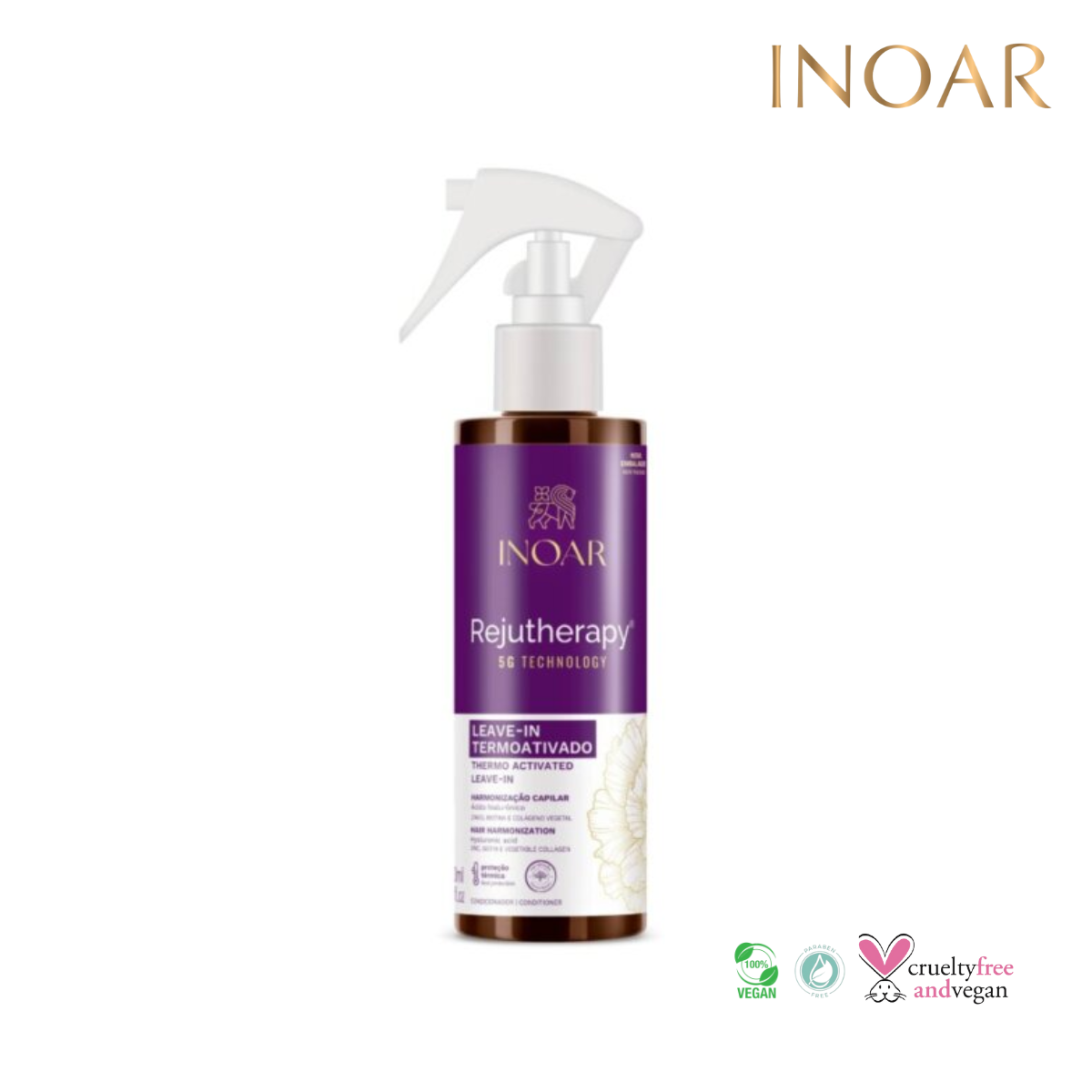 Leave In Rejutherapy Ácido Hialurónico 5 Beneficios 200 ml Inoar