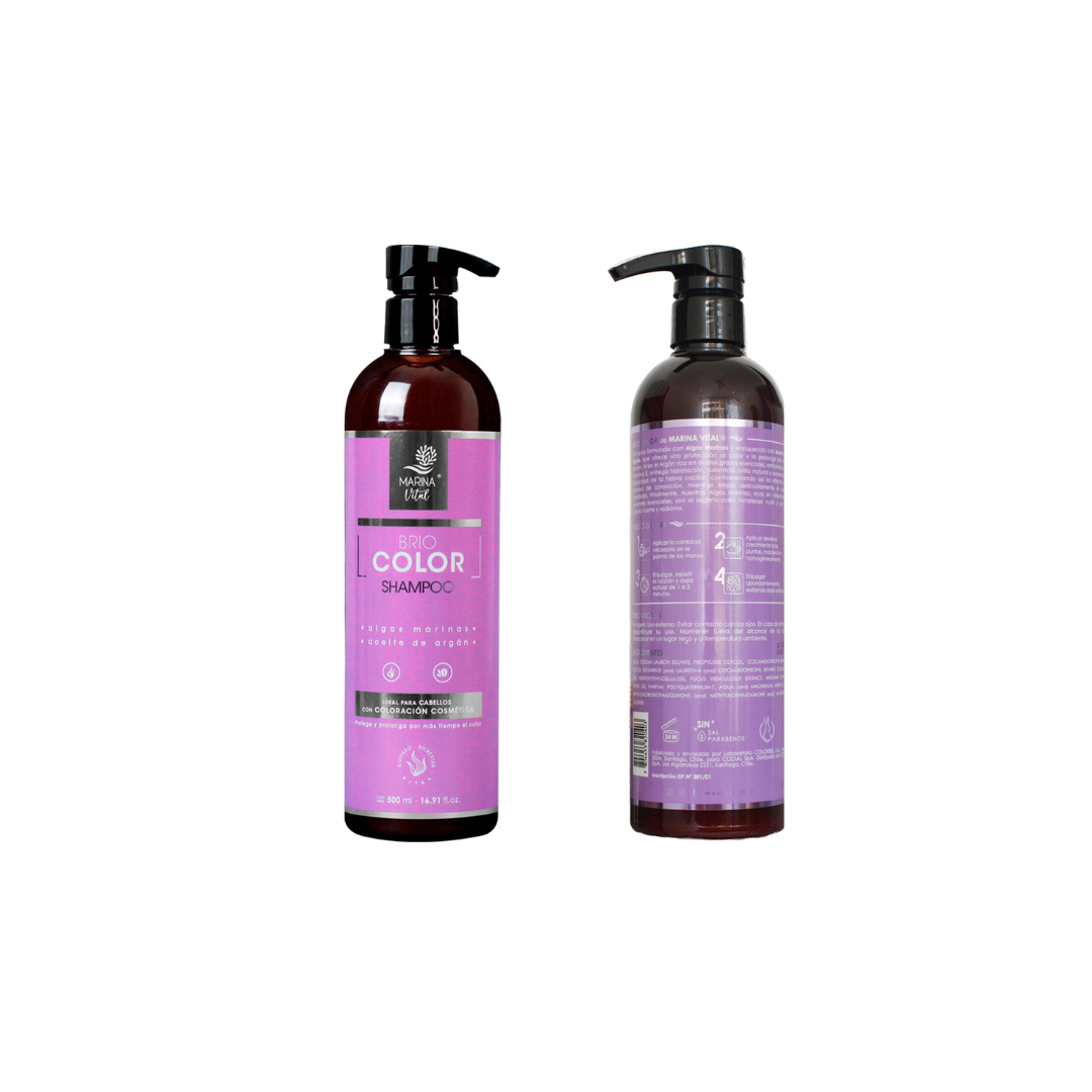 Shampoo y Máscara Briocolor Marina Vital
