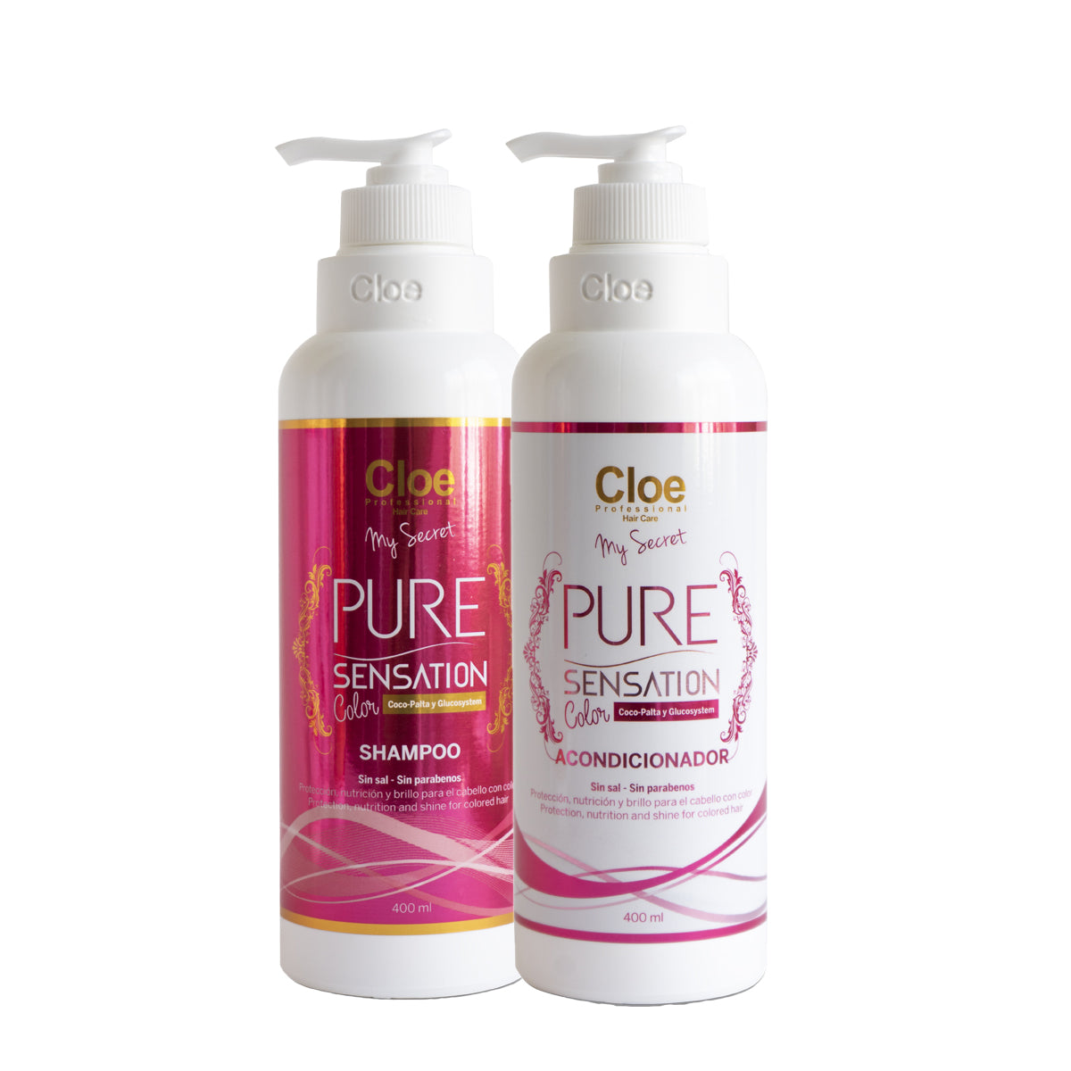 Shampoo y Acondicionador Pure Sensation Color Cloe