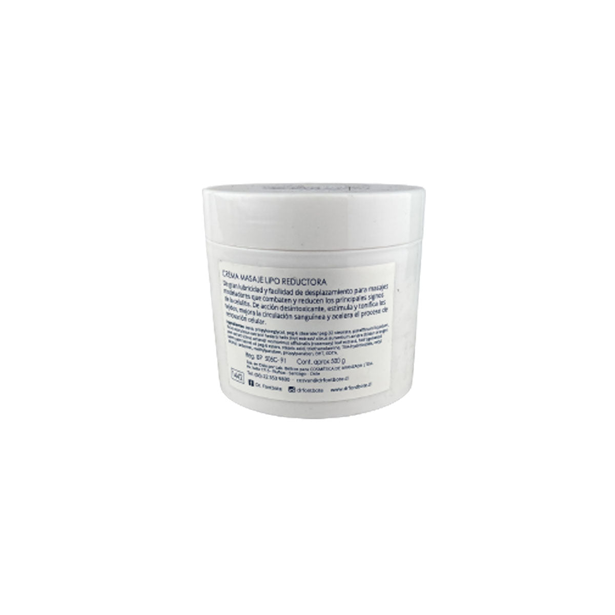 Crema de Masajes Liporeductora 500 g Dr Fontbote