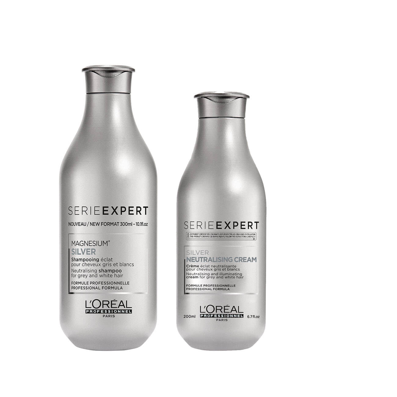 Shampoo Silver 300 Ml y Acondicionador 200 Ml Loreal