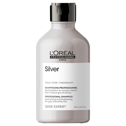 Shampoo Silver Cabellos Canos y Grises 300 Ml Loreal