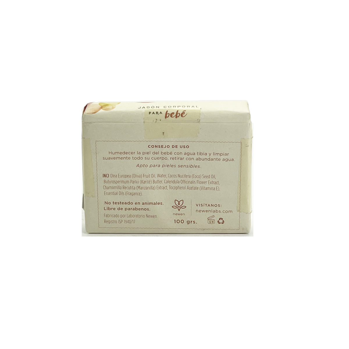 Jabon en barra para Bebe Newen 100 g