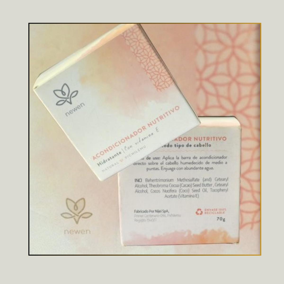 Acondicionador Solido Nutritivo con Vitamina E Newen