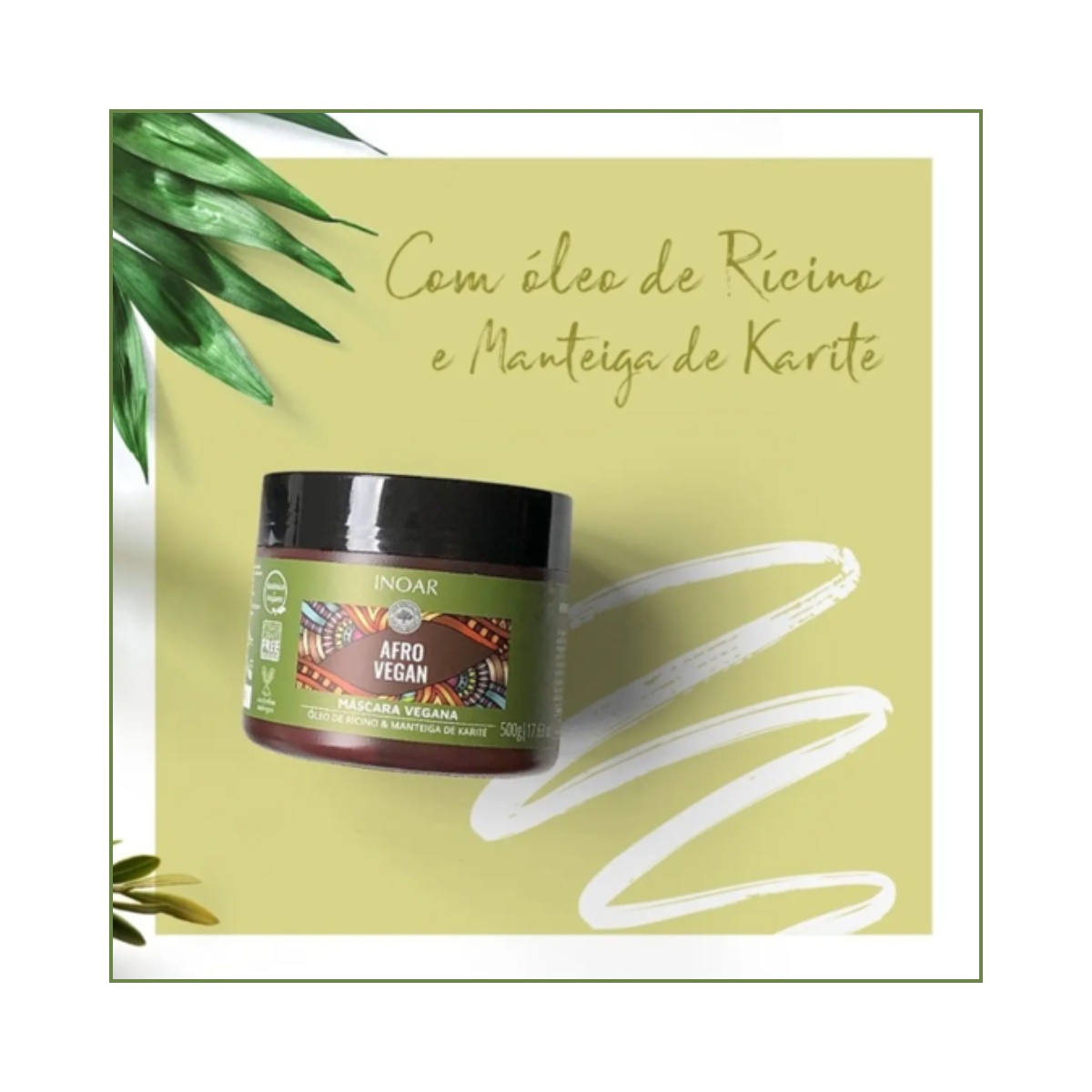 Mascara Afro Vegan 500 Ml Inoar