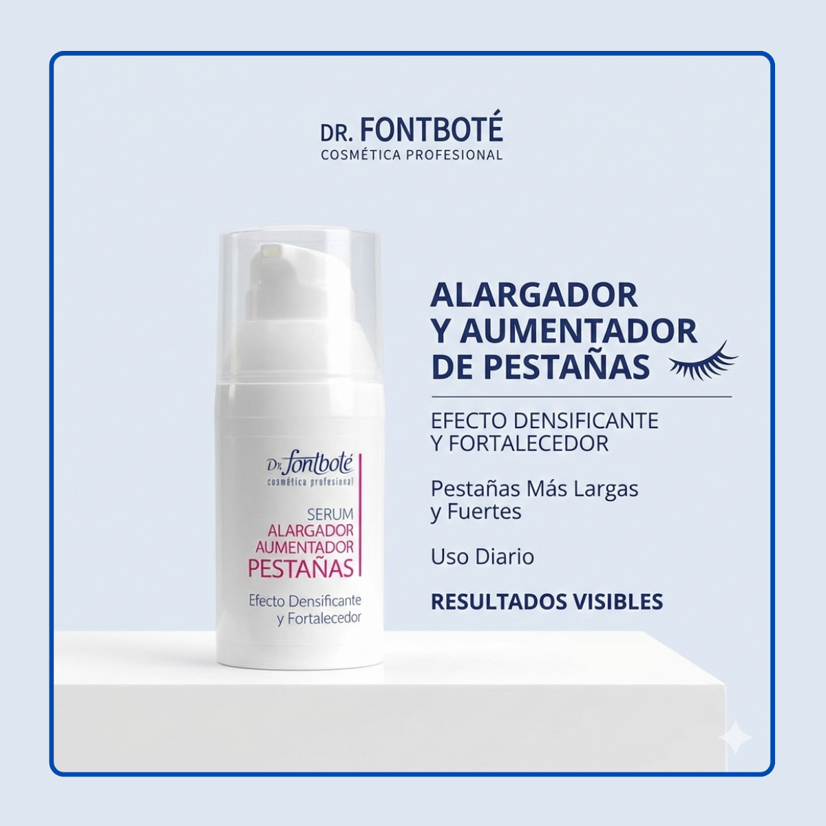 Serum Alargador Aumentador De Pestañas Dr Fontbote