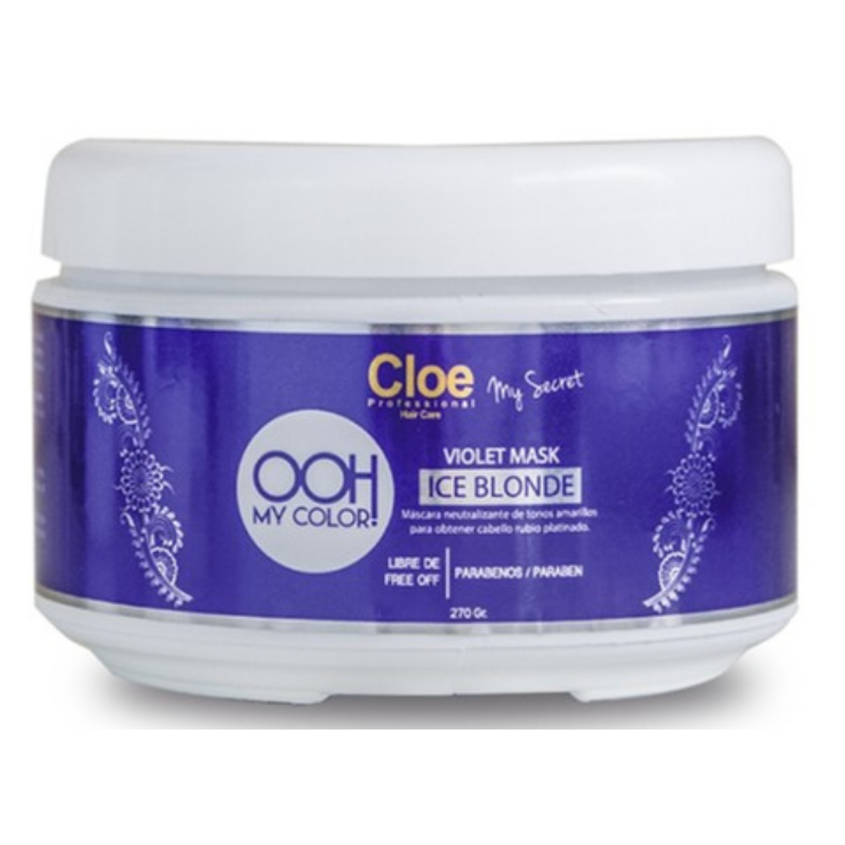 Mascara Ooh My Color Violet Cloe Profesional 270gr
