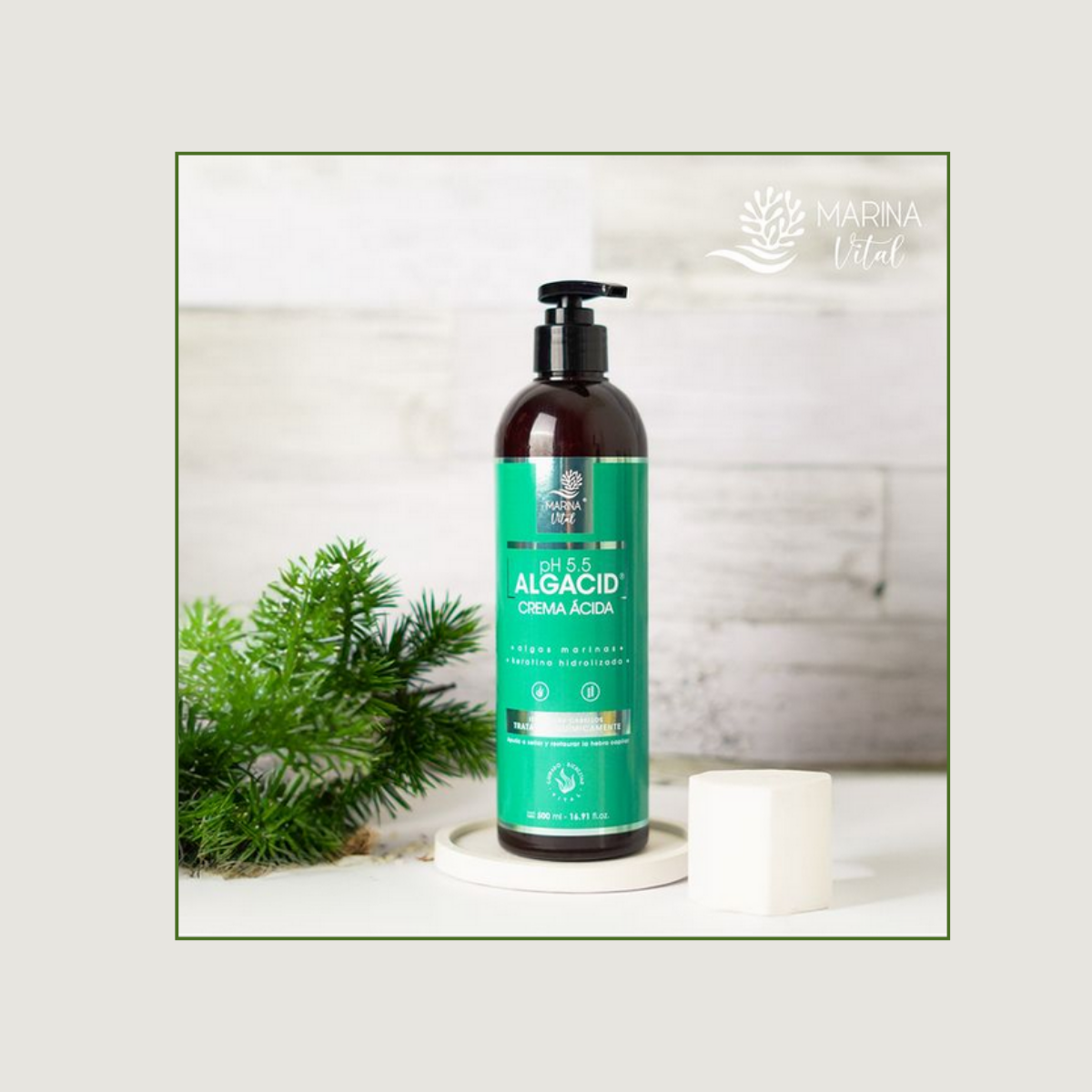 Mascara Algacid Ph 5.5 Marina Vital 500 Ml