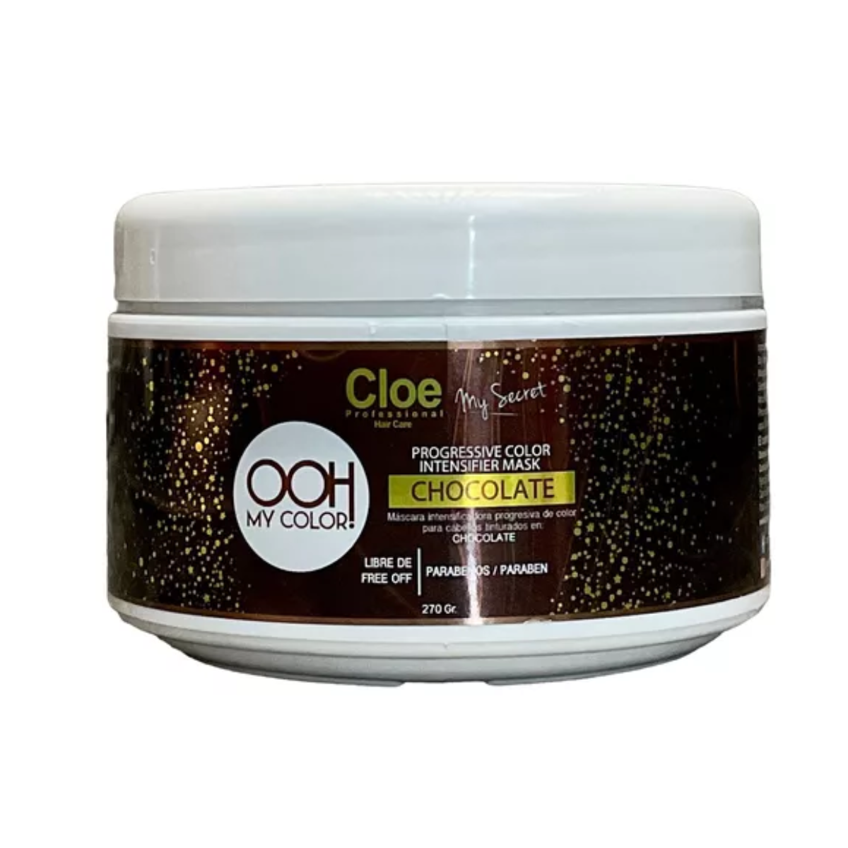 Mascara Ooh My Color Chocolate Cloe Profesional 270g