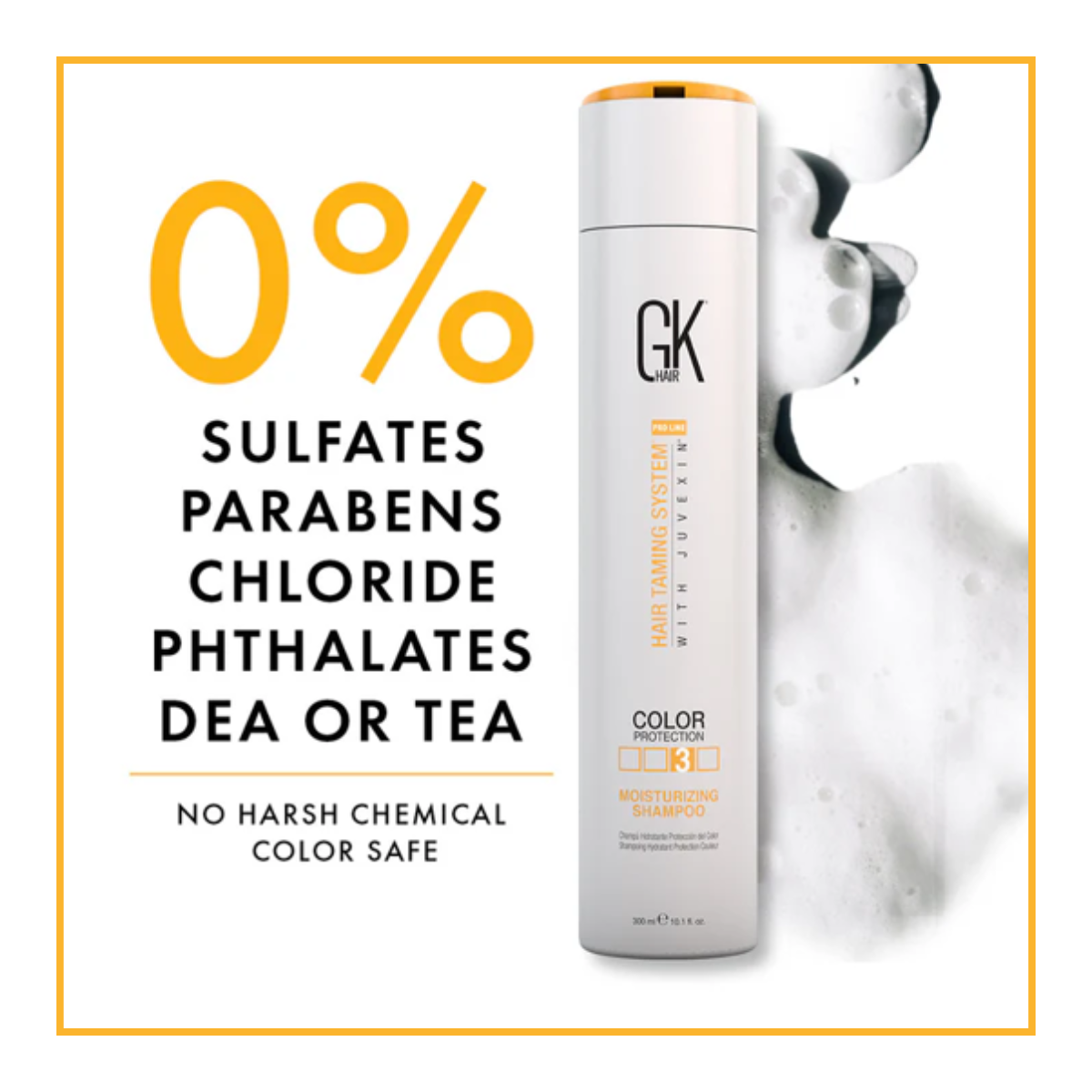 Shampoo Moisturizing Color Proteccion 300 ml GK Hair