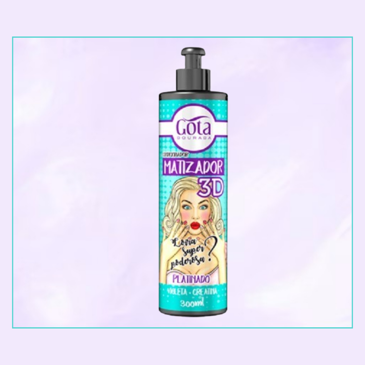 Matizador 3d Platinado 300 Ml Gota Dorada