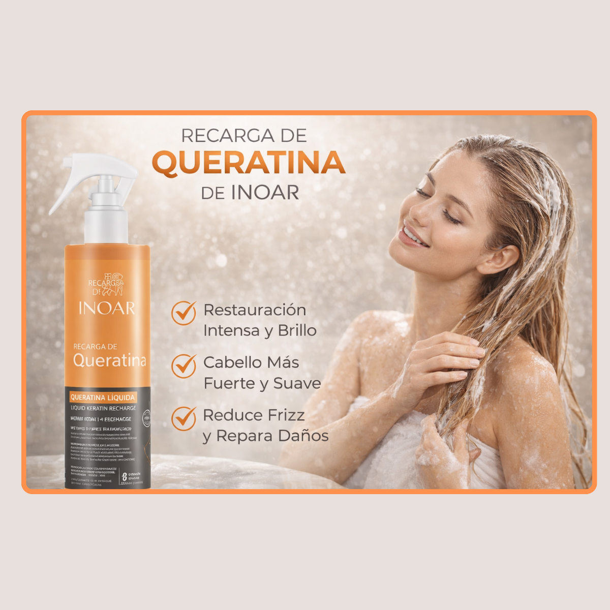 Recarga Queratina 200 ml Inoar
