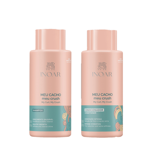 Meu Cacho Shampoo y Acondicionador Inoar 500 ml C/U