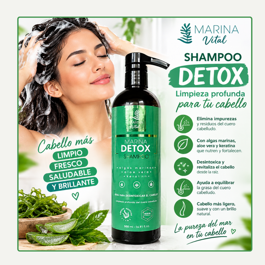 Shampoo Detox 500 ml Marina Vital