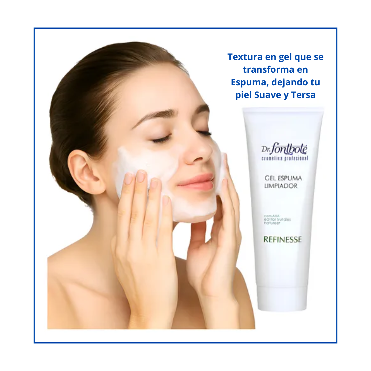 Gel Espuma Limpiador Con Aha 185 Ml Dr Fontbote