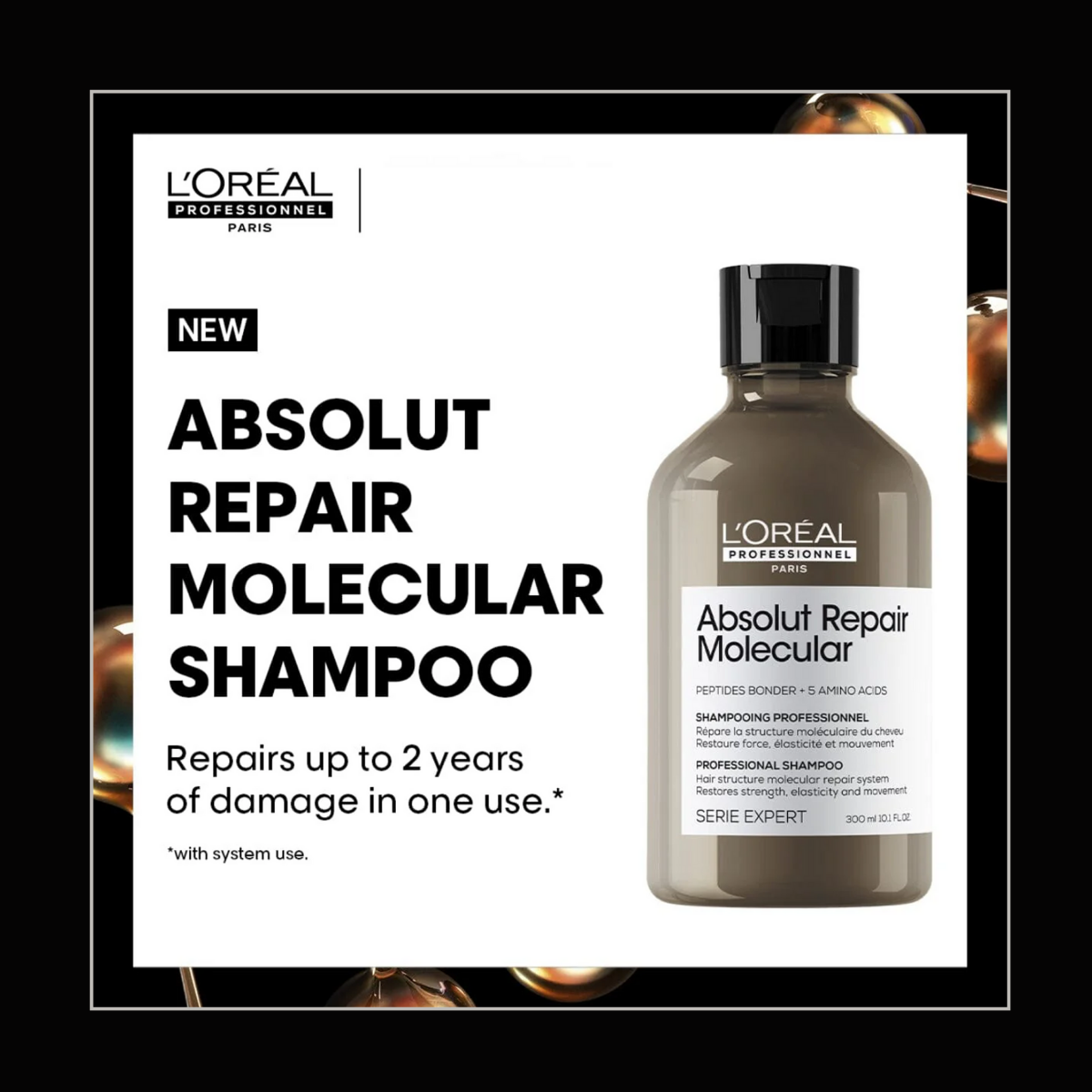 Shampoo Reparacion Molecular Absolut Repair 300 Ml
