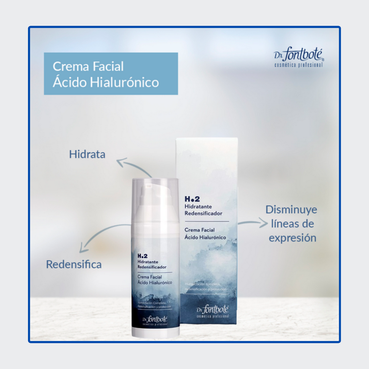 Crema Facial Hidratante Acido Hialuronico Dr Fontbote