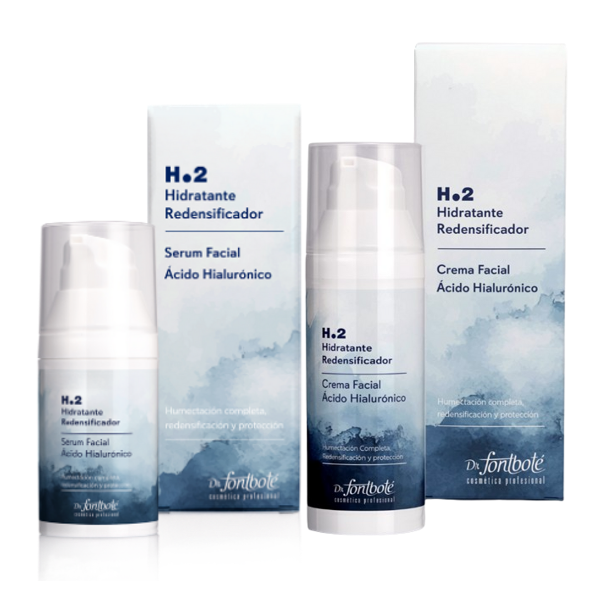 Serum Y Crema Facial Con Acido Hialuronico Pack Dr. Fontbote