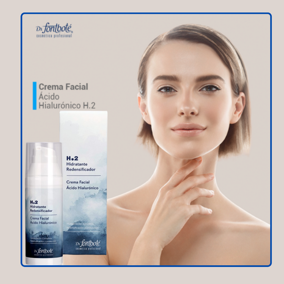 Crema Facial Hidratante Acido Hialuronico Dr Fontbote