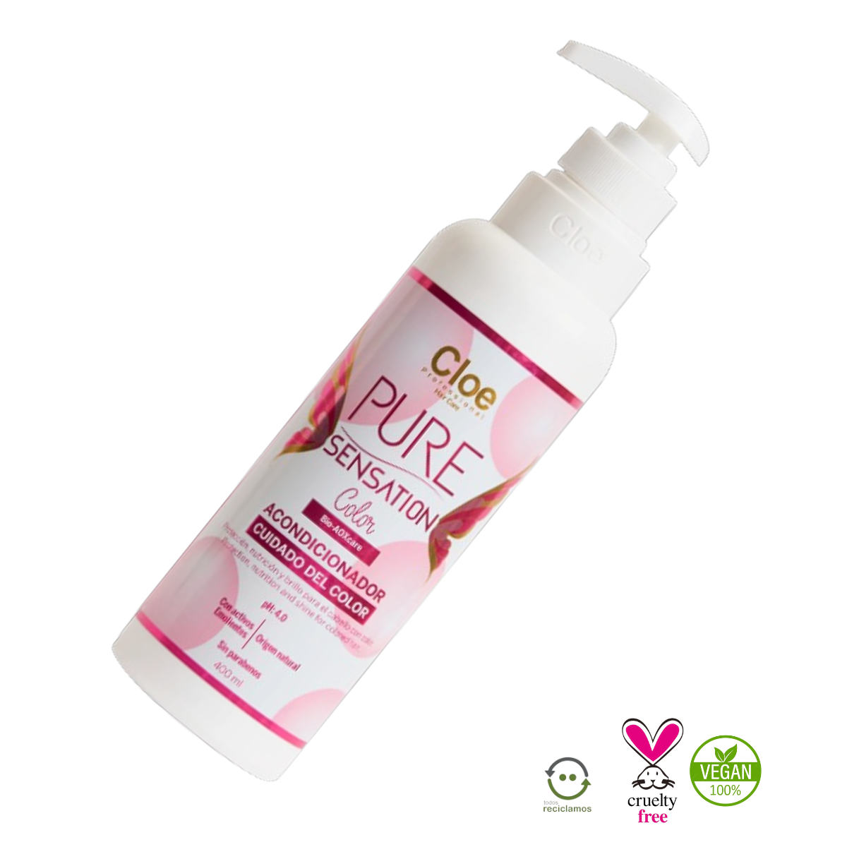 Acondicionador Pure Sensation Color 400 ml Cloe