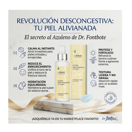 Locion Descongestiva Al Azuleno Dr Fontbote 150 ml