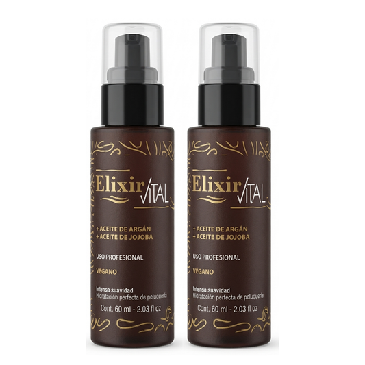 Serum Elixir Keratina Argan 60ml cu Pack 2 productos  Marina Vital