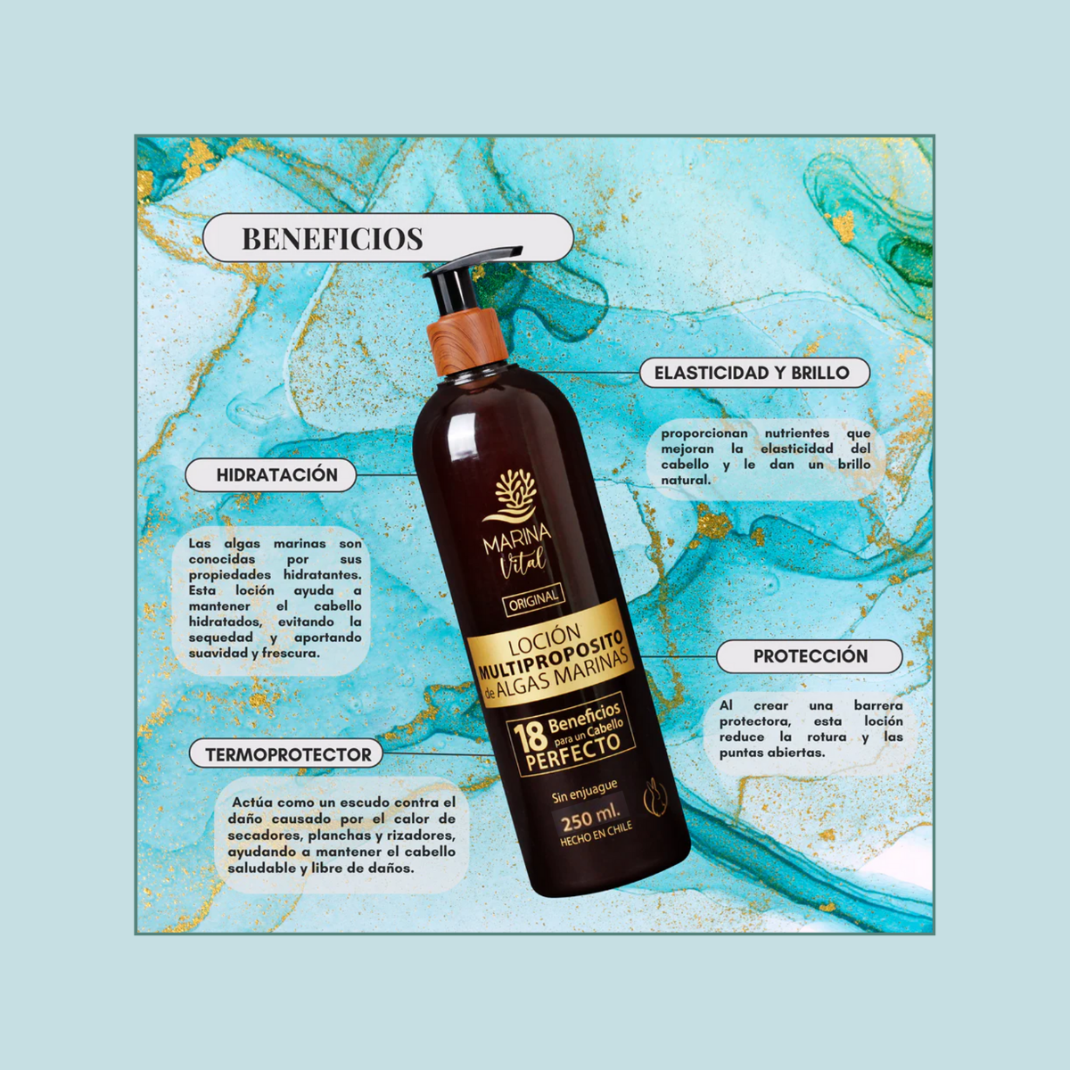 Locion Multiproposito 250 Ml Marina Vital