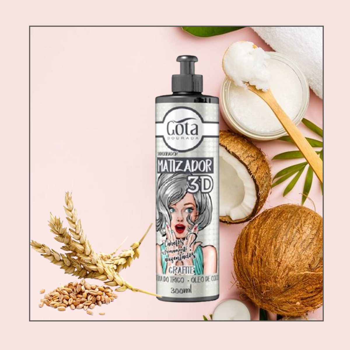 Matizador 3d Grafito 300 Ml Gota Dorada