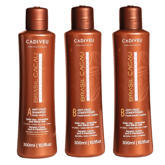 1 Shampoo+2 Acondicionadores Brasil Cacau. Envío Gratis