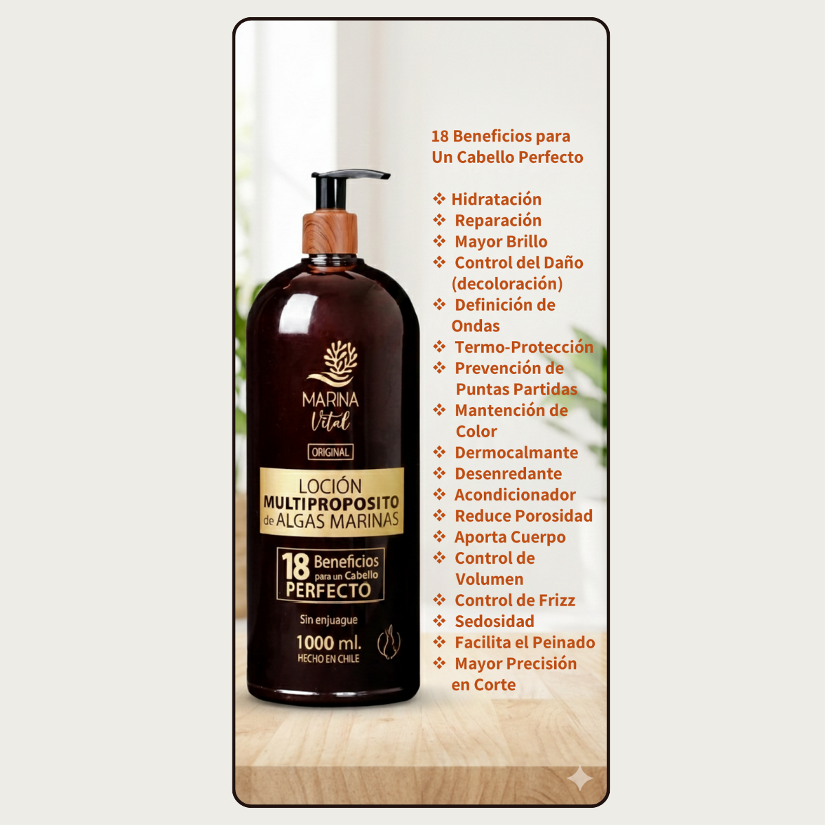 Locion Multiproposito 1000 Ml Marina Vital