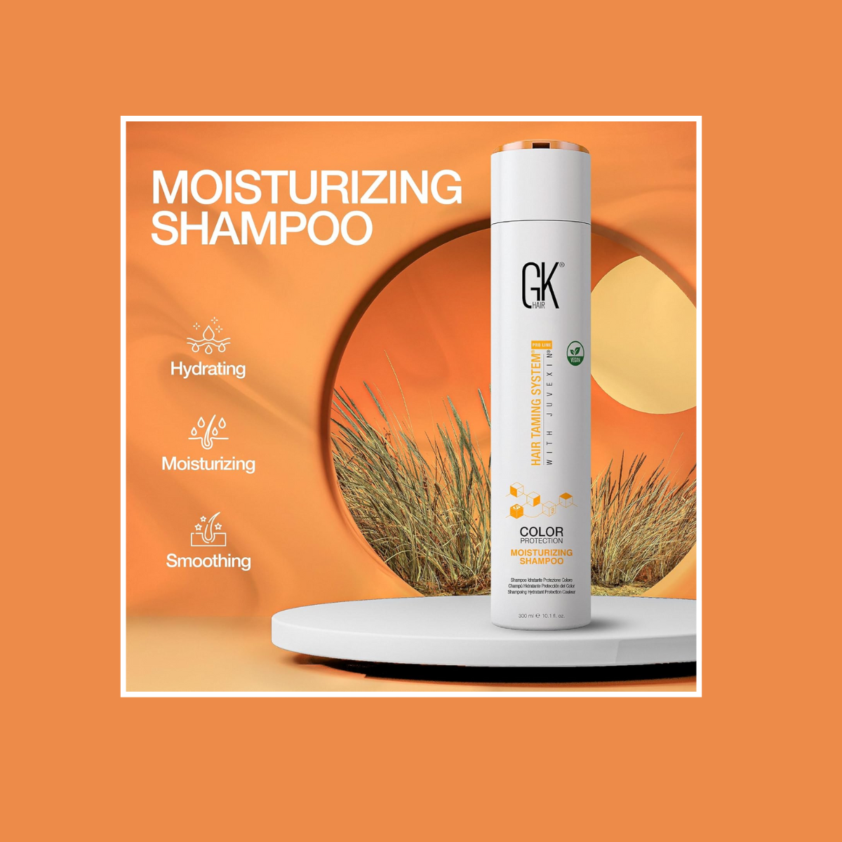 Shampoo Moisturizing Color Proteccion 300 ml GK Hair