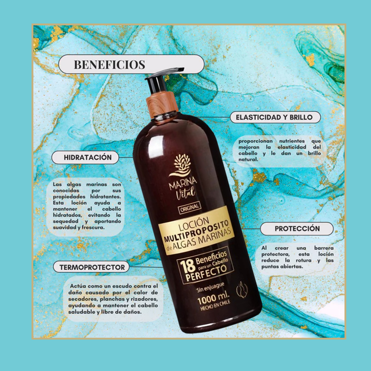 Locion Multiproposito 1000 Ml Marina Vital