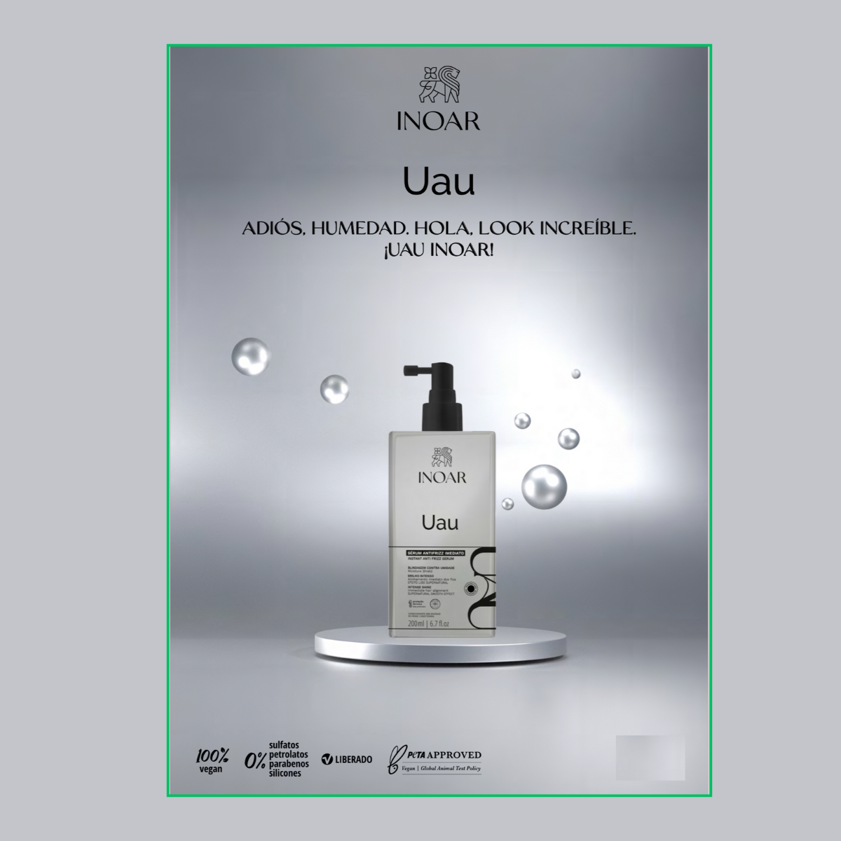 Uau Serum Antifrizz Imediato 200 ml