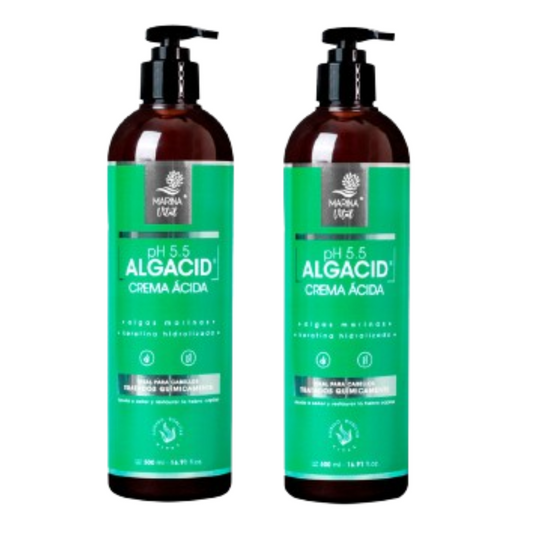 2 Algacid Mascara Acida 500 Ml C/u Marina Vital