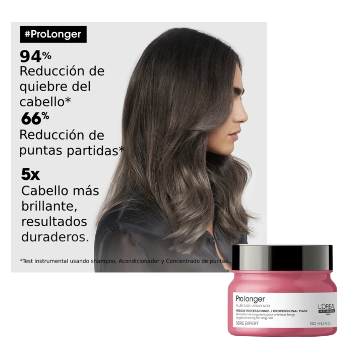 Mascara Pro Longer 250 Ml Loreal