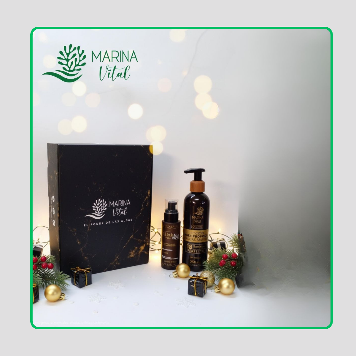 Kit Loción Multiproposito 250 Ml + Serum Elixir 60 ml MARINA VITAL