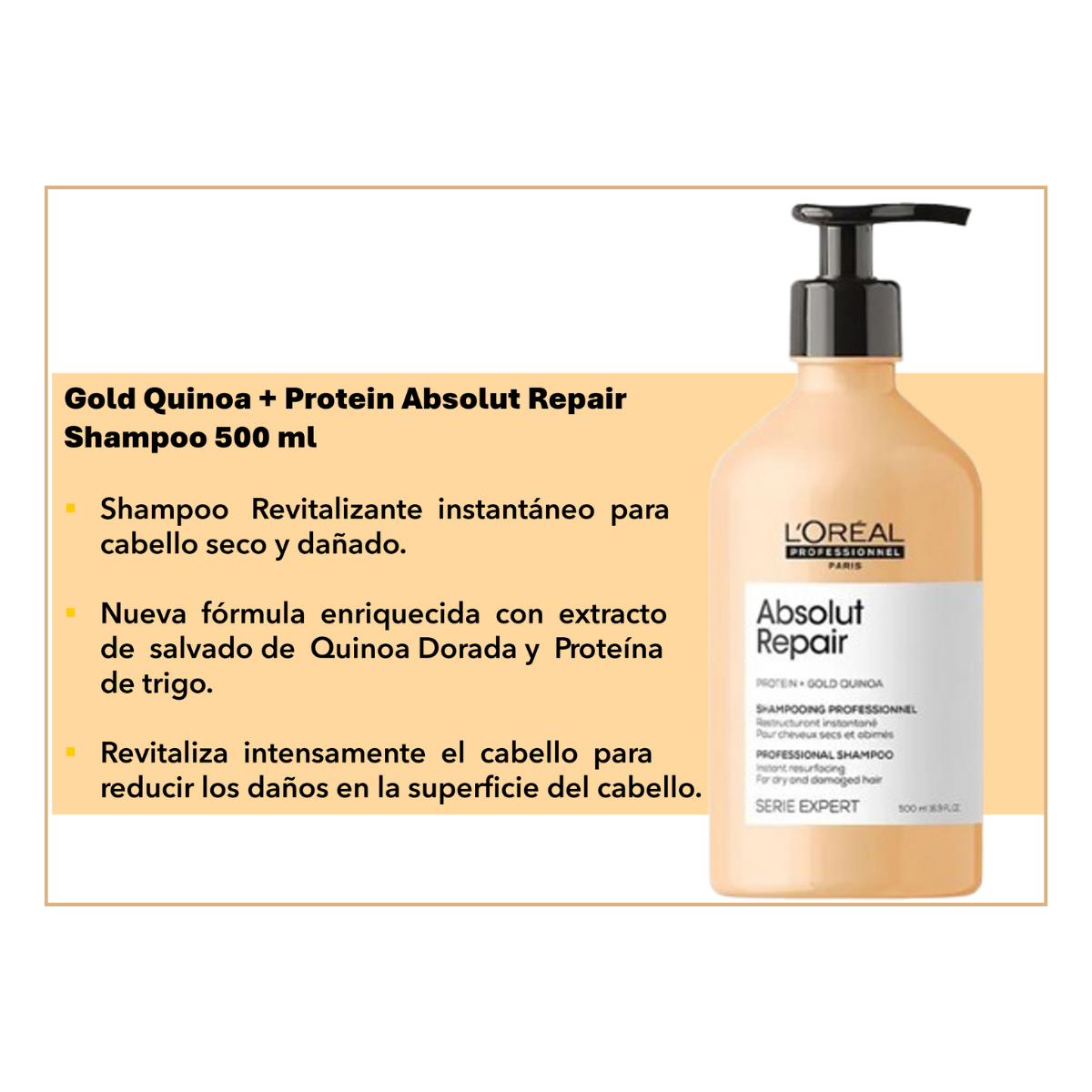 Shampoo Absolut Repair 500 Ml Serie Expert