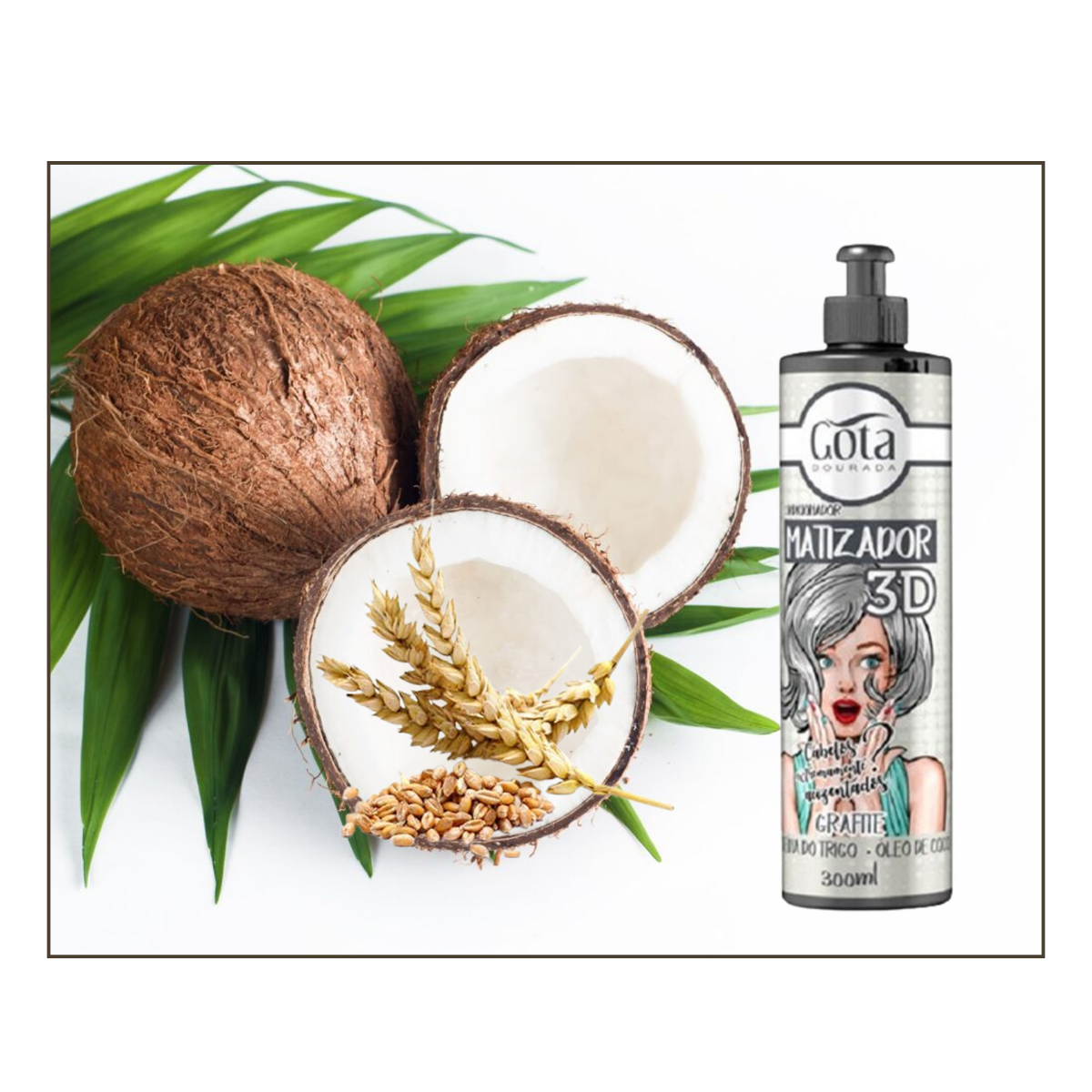 Matizador 3d Grafito 300 Ml Gota Dorada