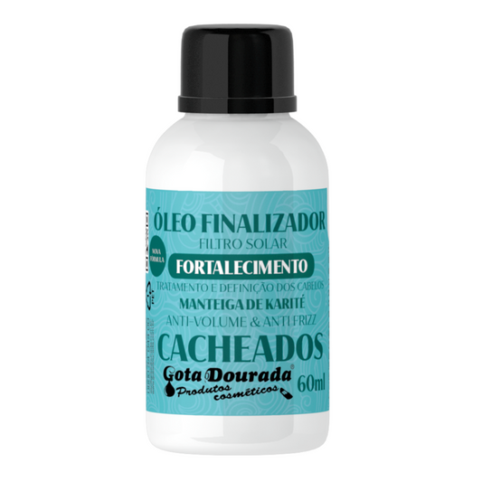 Aceite Fortalecedor Para Cabello Rizado 60 Ml Gota Dorada
