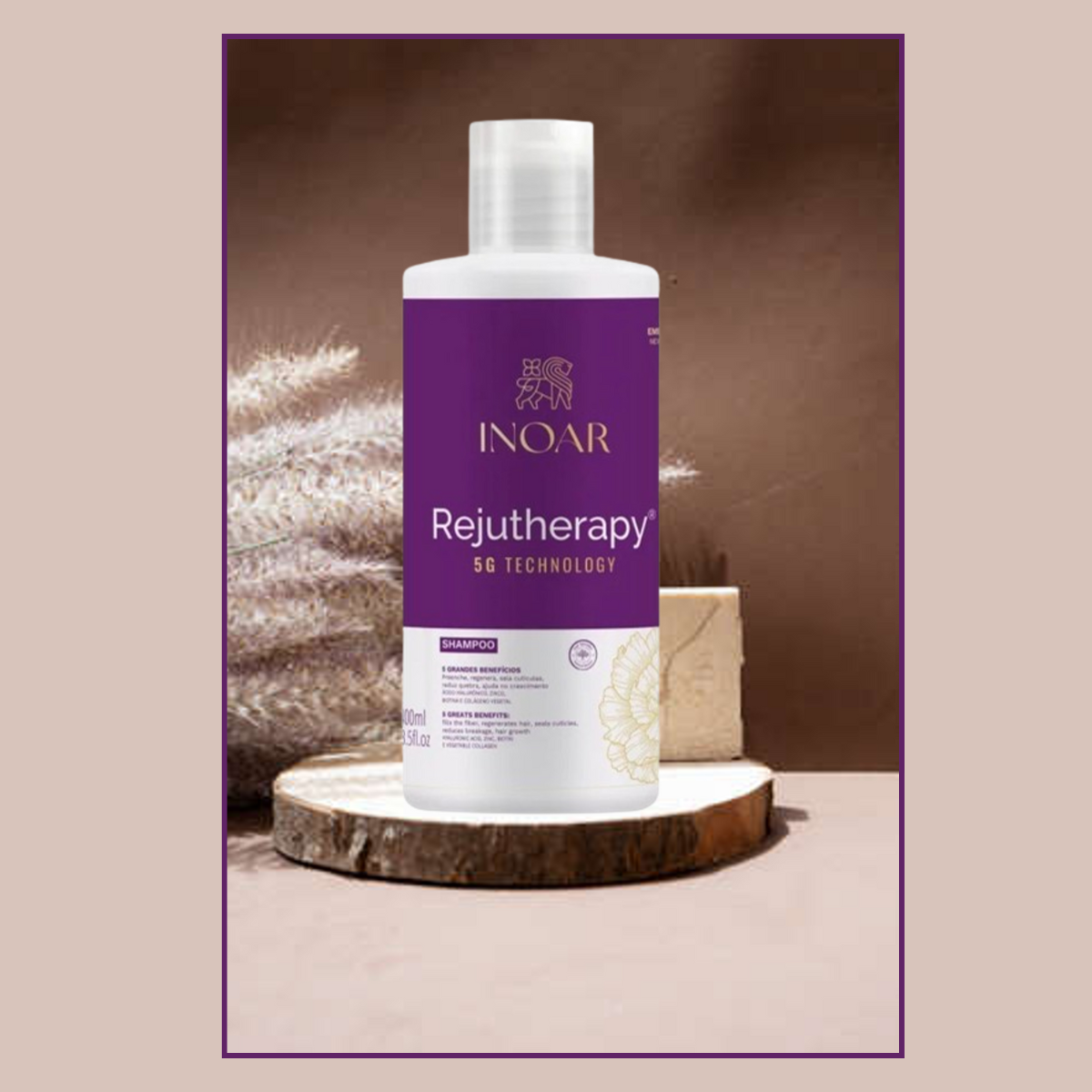 Shampoo Rejutherapy 5G Technology Ácido Hialurónico 400 ml Inoar