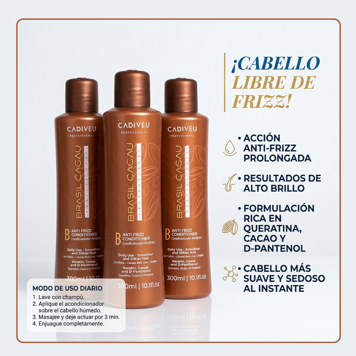 3 Acondicionadores Antifriz 300 ml c/u