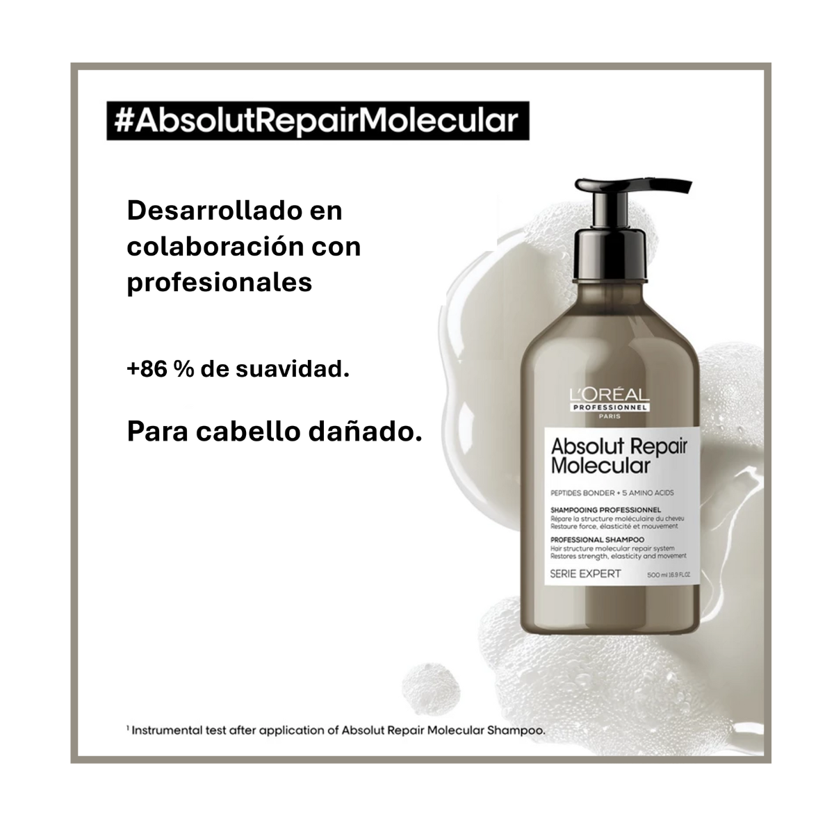 Shampoo Absolut Repair Molecular 500 ml Loreal Professionel