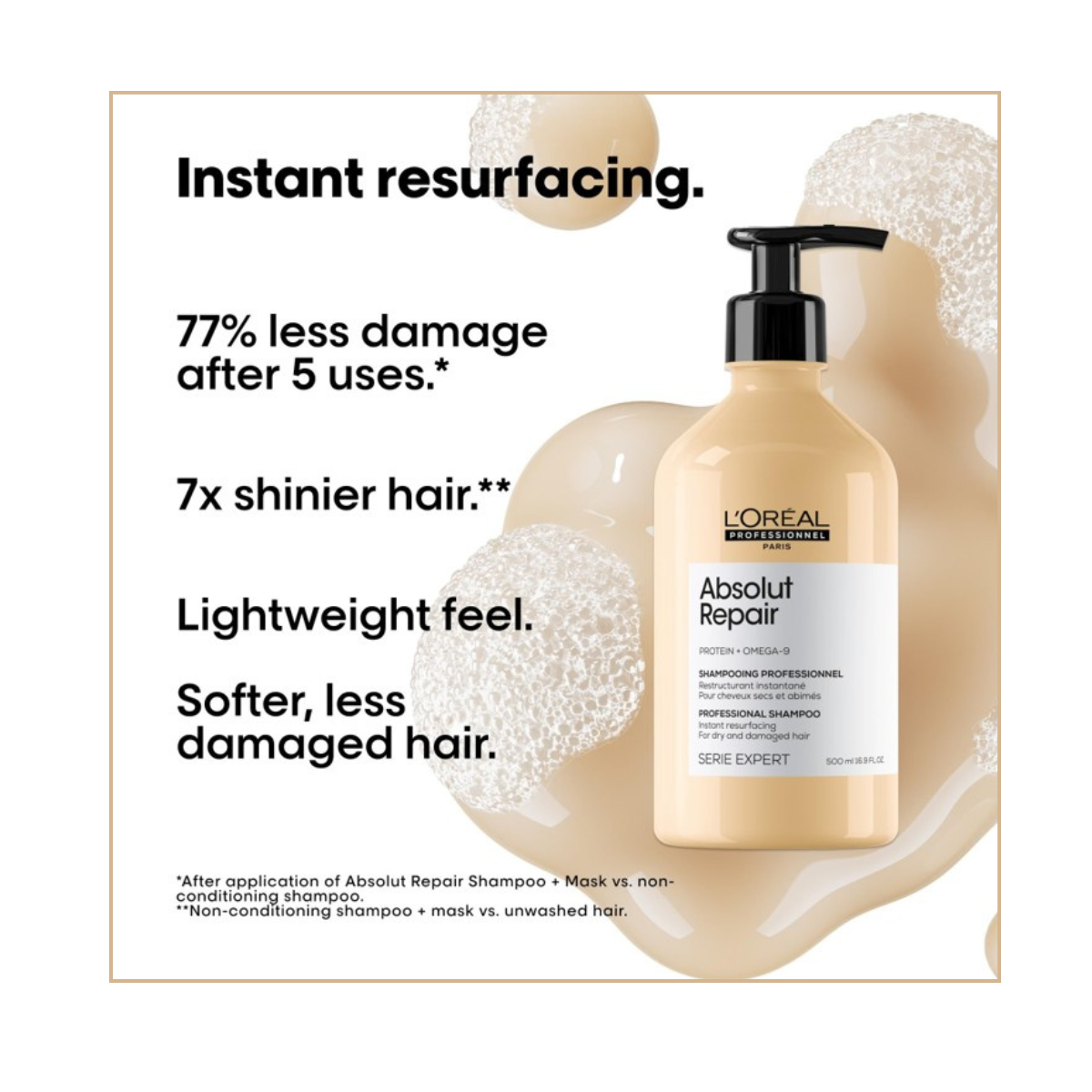 Shampoo Absolut Repair 500 Ml Serie Expert